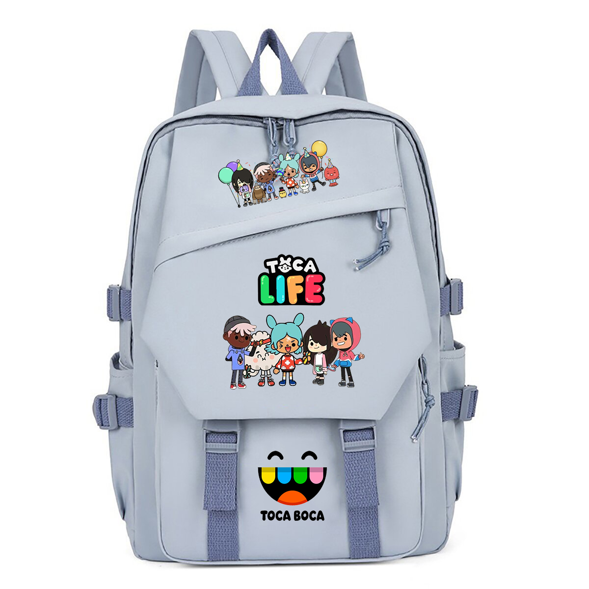 Toca Life World Print Backpack - Korean Lifestyle Student 评论和价格
