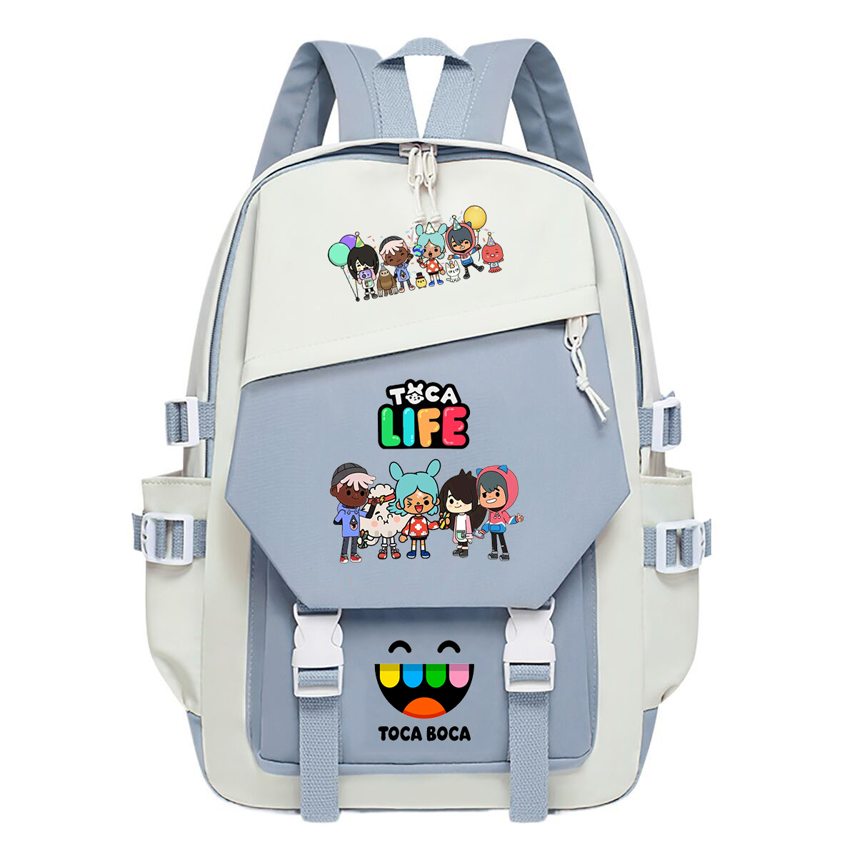 Toca Life World Print Backpack - Korean Lifestyle Student 评论和价格