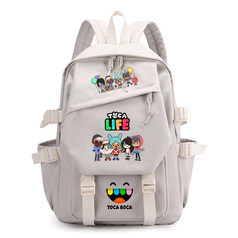 Toca Life World Print Backpack - Korean Lifestyle Student 评论和价格