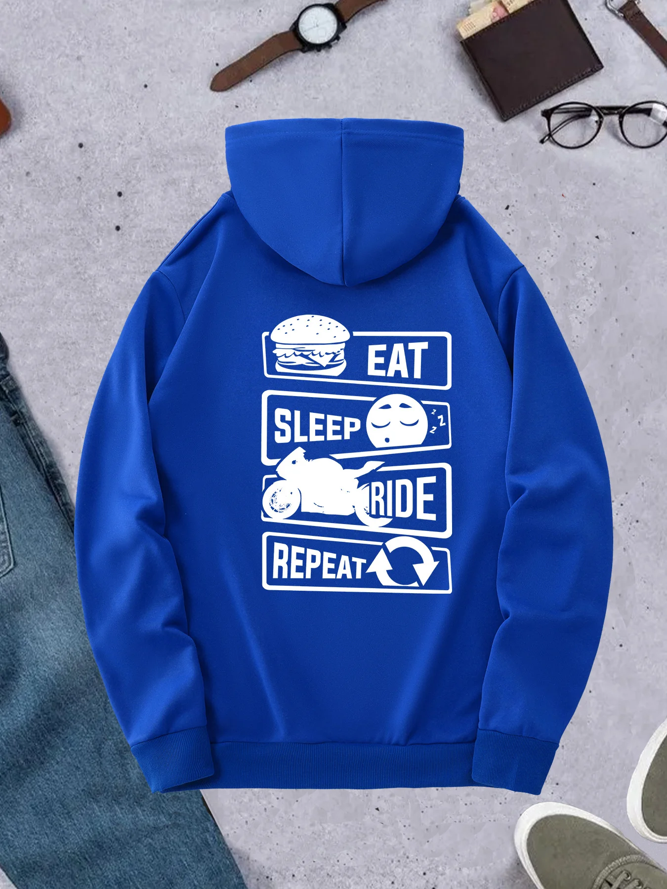 Korean Trend Men Hoodie Eat Sl - Korean Men Lifestyle 评论和价格